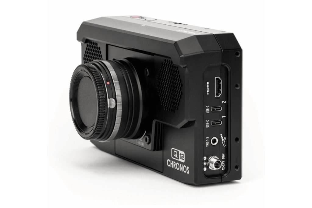 Boczny panel złączy kamery Chronos Q12 z HDMI i USB-C