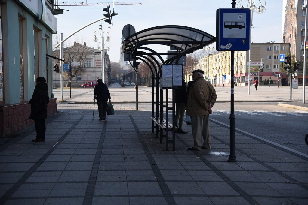 Przystanek na Alei Najświętszej Maryi Panny w Częstochowie