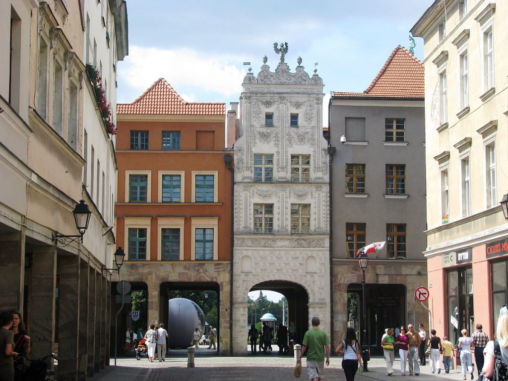Ulica Różana na Starym Mieście w Toruniu