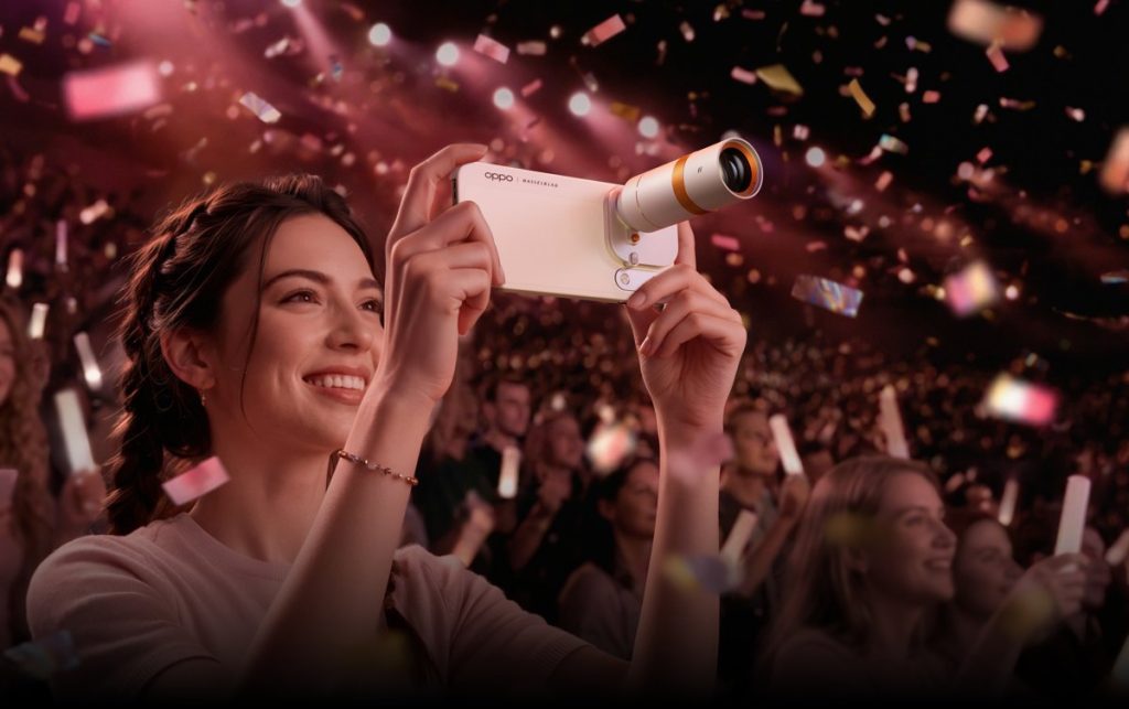 OPPO Find X10 Pro Max z telekonwerterem Hasselblad na koncercie