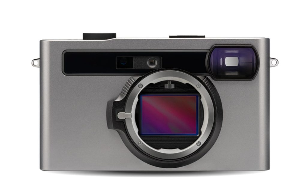 Pixii Max – cyfrowy aparat dalmierzowy z pełnoklatkową matrycą i mocowaniem Leica M, widok z przodu bez obiektywu