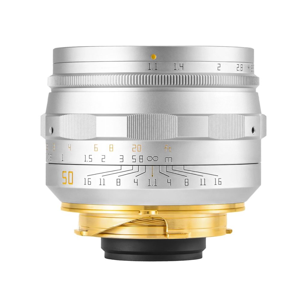 Obiektyw Shoten Tribute 01 LTM 50 mm f/1.1 w wersji srebrnej