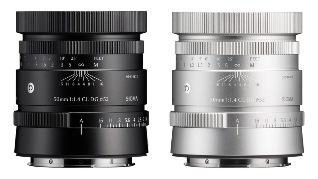 Sigma 50mm F1.4 CL DG Contemporary w wersji czarnej i srebrnej