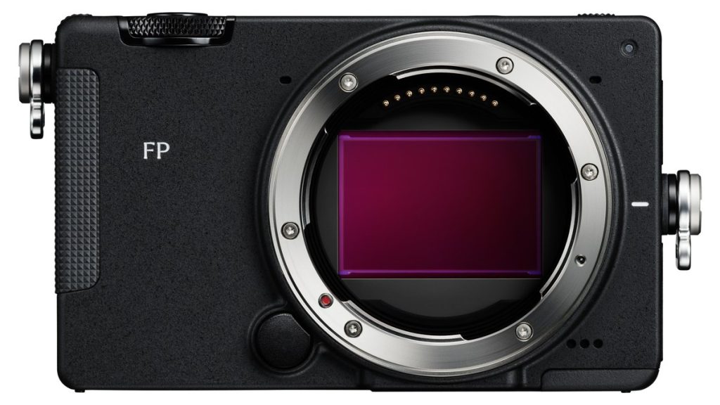 Sigma FP2 – przód korpusu z mocowaniem L i pełnoklatkową matrycą
