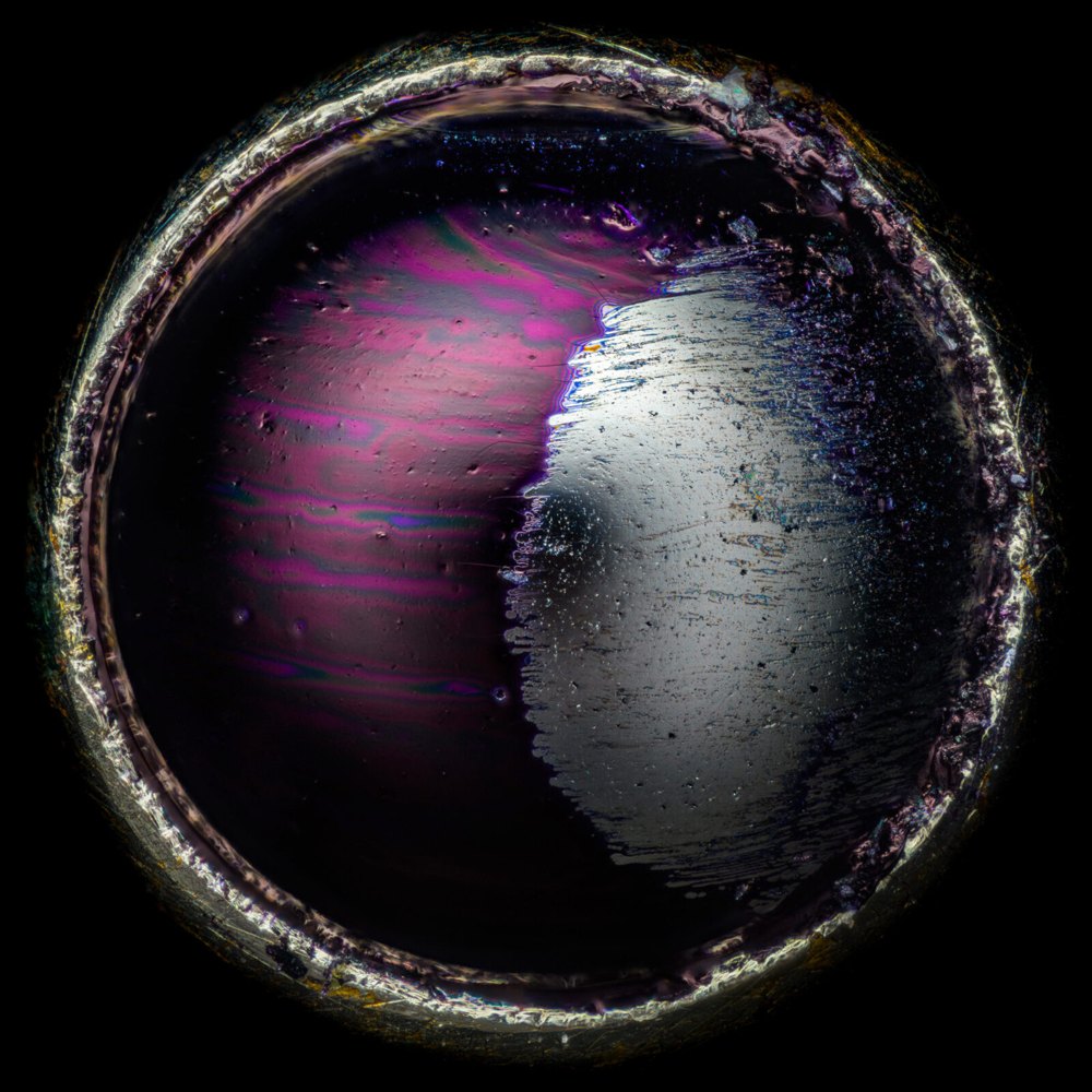 Końcówka długopisu w powiększeniu 20 razy, zdjęcie z 4. miejsca Nikon Small World 2026